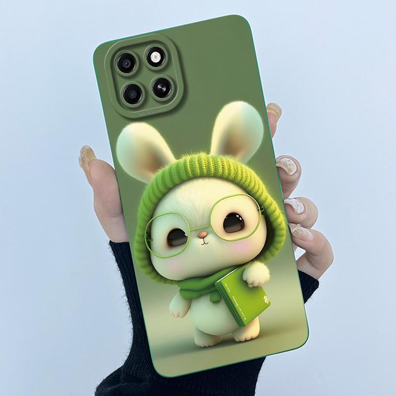 For Infinix Smart 6 HD Case Lovely Cat Cartoon Flower Liquid Silicone Soft TPU Shockproof Back Cover Smart6 HD X6512 Phone Case