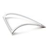 For Mercedes Benz E Class W213 2016 2020 Car Interior Door Audio Speaker Decorate Frame Trim Cover Ring Matte Silver Color Refit