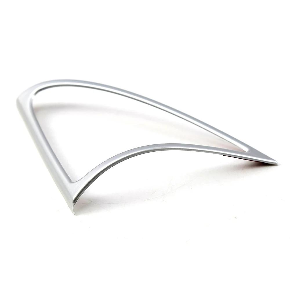 For Mercedes Benz E Class W213 2016 2020 Car Interior Door Audio Speaker Decorate Frame Trim Cover Ring Matte Silver Color Refit