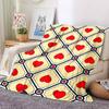 1pc Heart Pattern Blanket Warm, Cozy, And Soft, Suitable for Sofas, Beds, Cars, And Office Use.Perfect for Camping And Travel, Making It a Great Gift