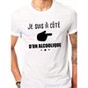 European Size I M Next To an Alcoholic Men's Short Sleeve T-shirt Summer T-shirt Top