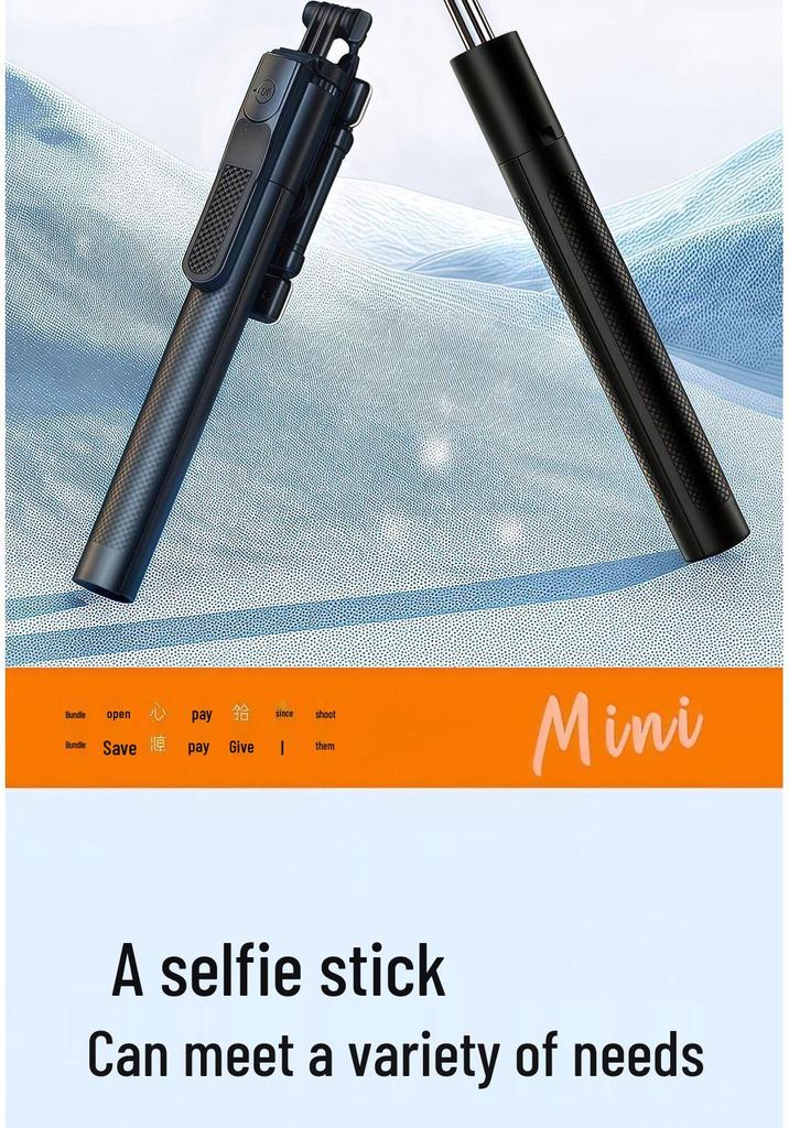 R17S Bluetooth Selfie Stick Tripod: 3-in-1 Handheld Phone Holder Gadget