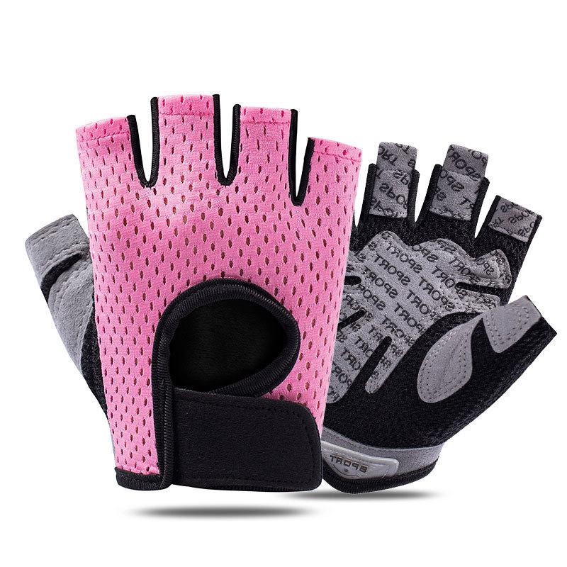 Half-finger gloves men's and women's sports bicycle gloves non-slip and wear-resistant breathable riding gloves
