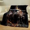 Fierce Lightning Bull Blanket bedroom Blanket for Livingroom Couch lunch break Soft throw for Friend's festival Gift