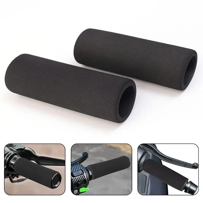Motorcycle Handlebar Cover Slip-on Foam Anti-slip Moto Handle Levers Grips Anti Vibration Comfort Handlebar Grip Sleeve 4/1PCS