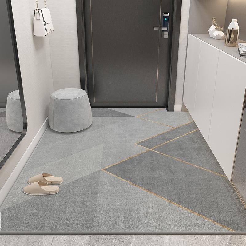 Non-Slip Door Mat Bath Mat with Rubber Padding Soft Super Absorbent Bathroom Rug Foot Mat for Hallway Shower Toilet Mats