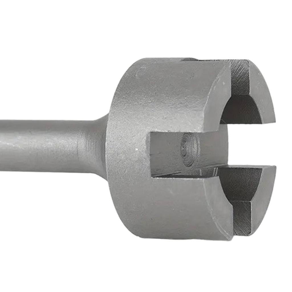 Professional Ground Rod Driver Attachment Drill Bit Driver Square Cross Pile Ground Rod Adapter Bit for Hammer Drill