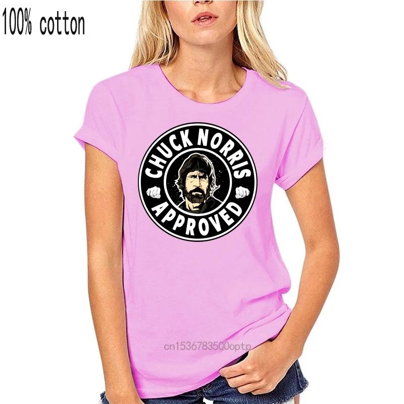 Men T Shirt Funny Chuck Norris Approved Sports T Shirt Funny T-shirt Novelty Tshirt Women