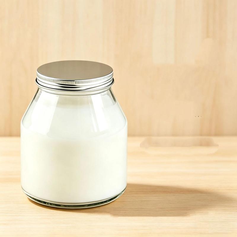 900 ml durchsichtige Vorratsgläser mit weiter Öffnung für Tierfutter, luftdichte Deckel für Nüsse, Süßigkeiten, Snacks, Speisekammer-Organisation