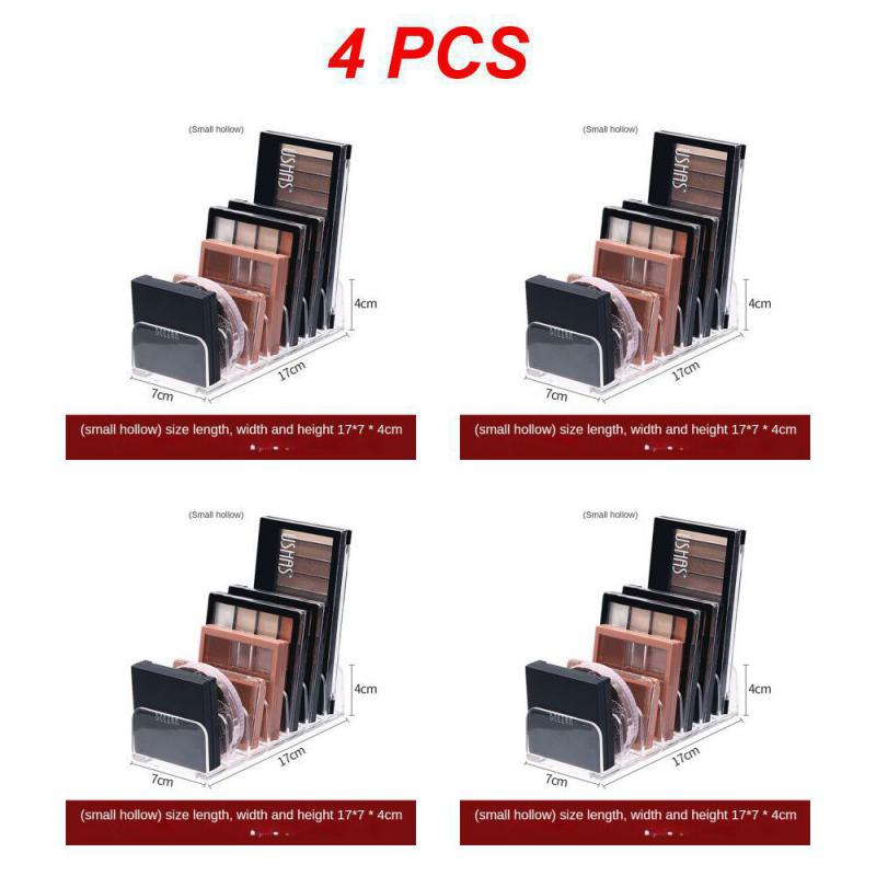 1~5PCS Acrylic Compact Eyeshadow Palette Organizer Display Tray Storage Box Cosmetics Makeup Rack Holder Drawer Organizer 7 Grid