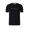 FILA Fitness Casual Comfortable Knitted Round Neck Short Sleeve T-Shirt Men Tops Deep-Black A11M521114F-BK