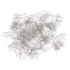 100PCS Cow Shaped Paper Clips Iron Wire Cute Bookmark Clip for File Scrapbook Note Office School
