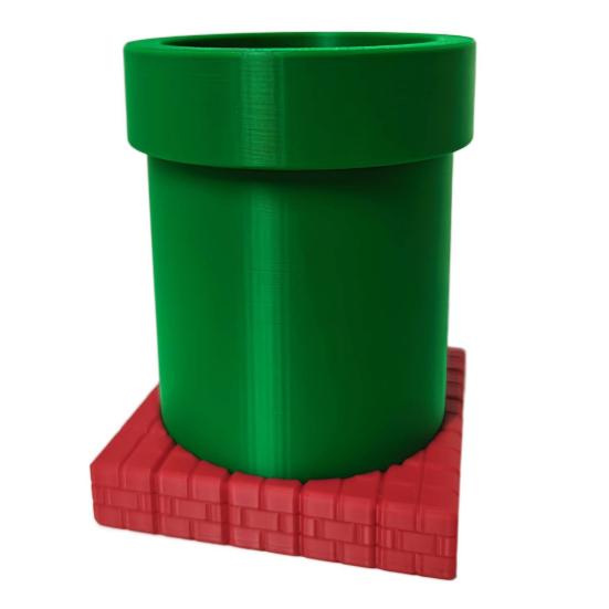 3D Printed Pipe Pen Pencil Cup Holder Desk Storage
