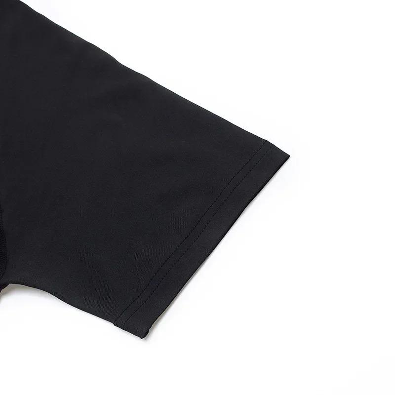 Men's Breathable Compression Sports T-shirt Short-sleeved Bodybuilding Fitness Sweatshirt Jogging Training Sportswear Top S-3XL