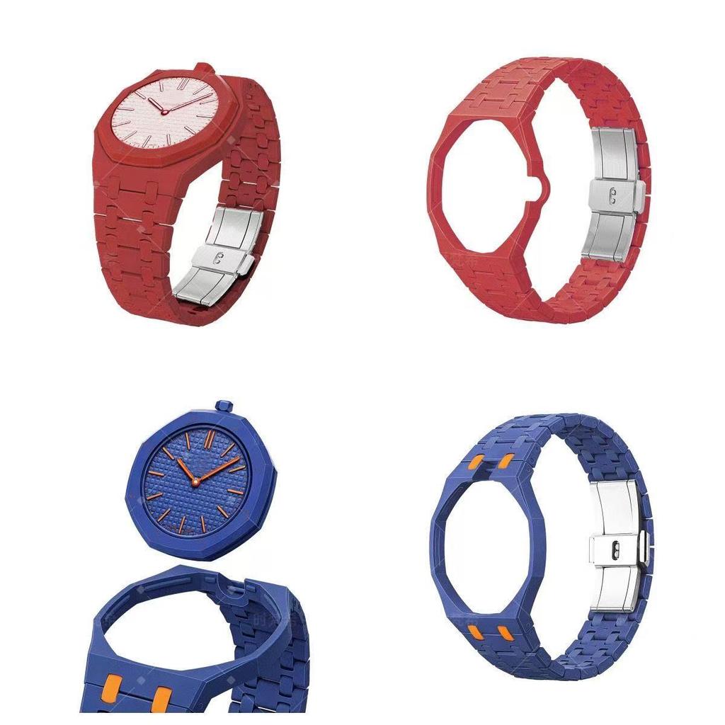 Advanced Luxury Modification Kit For Swatch X AP Royal POP Ceramic Biomaterials Watch Case Strap Pocket Changer To Wristwatch