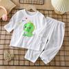 Kids' Breathable Cotton Pajama Set – Thin, Long-Sleeve for Boys & Girls