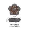 Creative Black Volcanic Stone Art Tableware, Dry Ice Sushi Plate, Cold Plate, Unique Cement Honeycomb Coal Spherical Plate