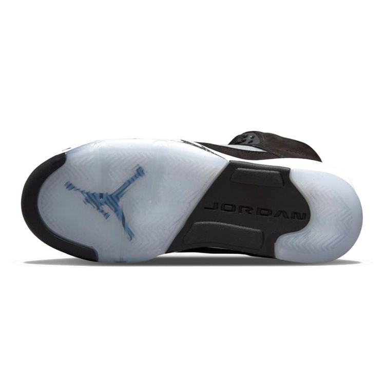 Air Jordan 5 Retro GS Oreo 2021 Kids Sneakers Black White Cool-Grey 440888-011