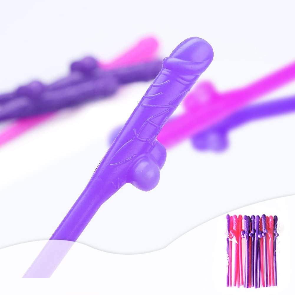 Willy Pennis Decorate Bachelor Party Straws