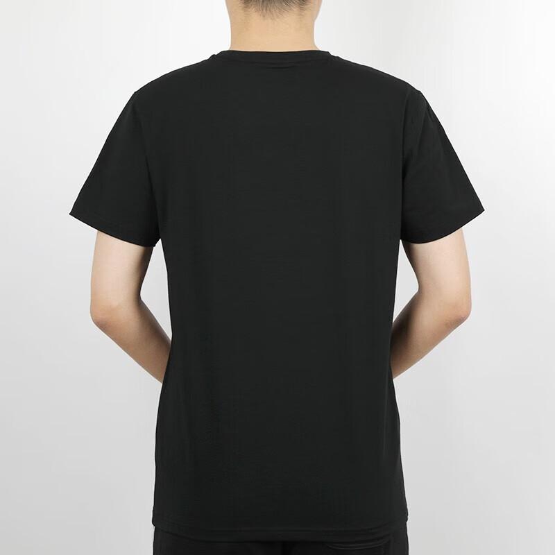 Adidas American Retro Letter Logo Print Sports Casual Short Sleeve T-Shirt Men Tops Black Purple ADITSG2SMU-BP-1