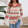 Women Long Sleeve Tops Dressy Casual V Neck Tshirts Basics Tee Vacation Fall Fashion Clothes