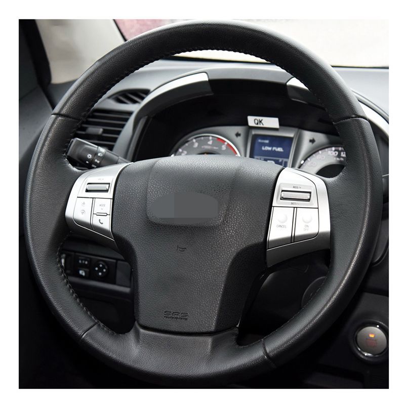 Hand Sewing Artificial Leather Car Steering Wheel Cover For Holden Colorado (AU) 2012- Isuzu D-MAX 2013-2018 mu-X 2013