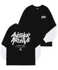 ANOTHER ARCHIVE Layered Graffiti Logo Long Sleeve_Charcoal Black