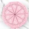 10 PCS/Lot Triangle Shape Wedding Party Favor Boxes Creative Chocolate Candy Storage Packaging Boxes Cake-shaped Sugar Boxes