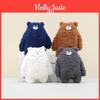 Premium Plush Bear Keychain Accessory Fluffy Cute Small Doll For Bags