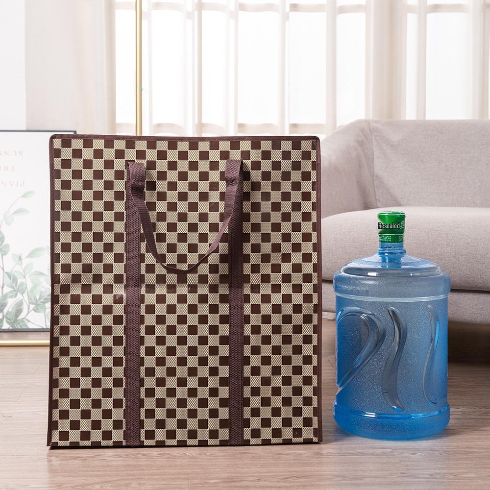 Large Capacity Non-Woven Travel Tote Bag - Thickened Fashion Storage for Moving