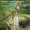 Gwizdki Awaryjne Zewnętrzne z Brelokiem Wytrzymały Stop Aluminium Kemping Wędrówki Polowanie Survival Sport Trening Zwierząt Gwizdek z Brelokiem