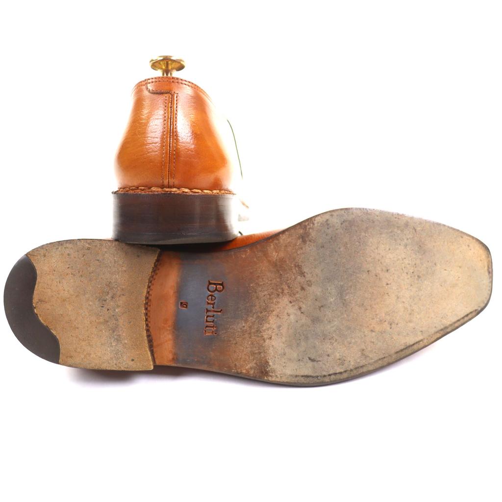 Tolle Berluti Lederschuhe Alessandro Braunes Leder Herren 9 Gebraucht
