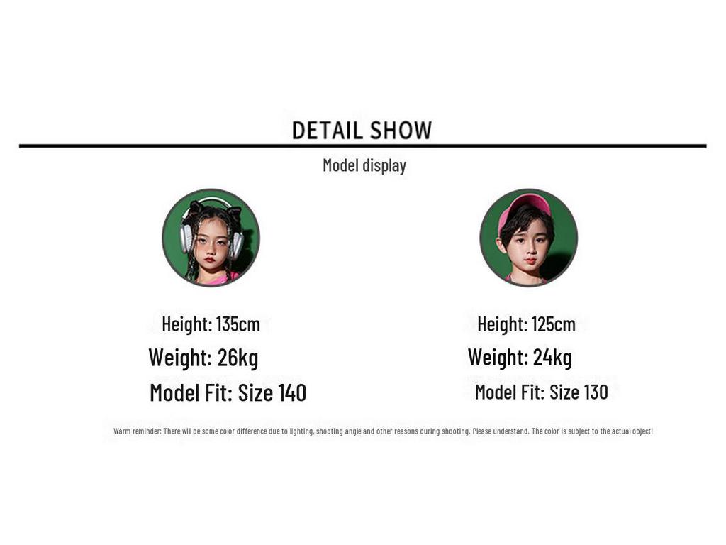 Girls' Japanese Street Dance Performance & Catwalk Costume: Trendy Hip-Hop Suit