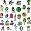 Pieces She 50 Hulkwaterproof Diy Notebook Luggage Stickers For Legal Attendance