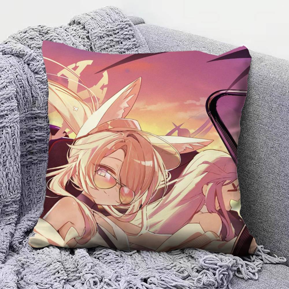 Yurizono Seia Game Blue archive Home Sofa Cushion Covers and Aecorative Custom Pillow Covers