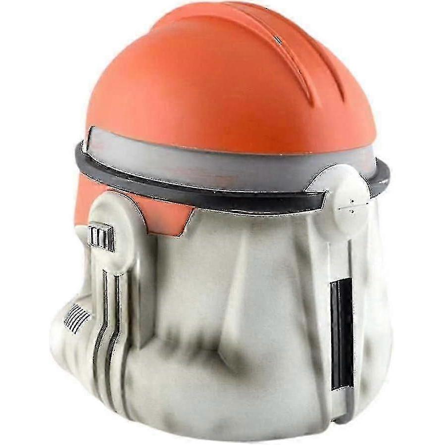 Casque de Clone Trooper, Masque Facial de Casque Dessin Animé Accessoires de Costume, Masque Facial d'Halloween Casque en PVC Film