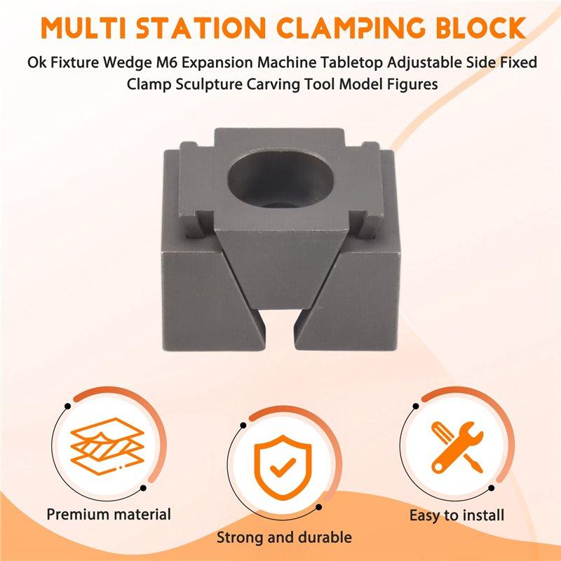 A34R M6 Ok Fixture Sculpture Carving Tool Model Figures Expansion Machine Tabletop Adjustable Side Fixed Clamp