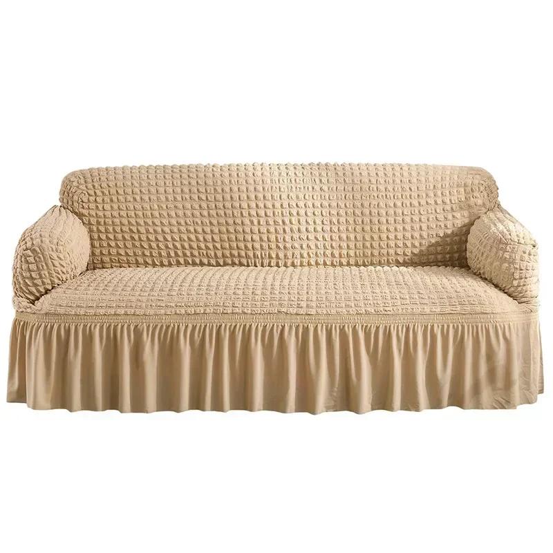 Lace Heming Dustproof Sofa Cover Full Package Double Person Seersucker Sofa Cover Four Seasons Universal Sofa Hat Home Decor