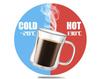 Morning Place Double-Walled Glass Mugs, Heat-Resistant, Slender Cups (Set of 2)