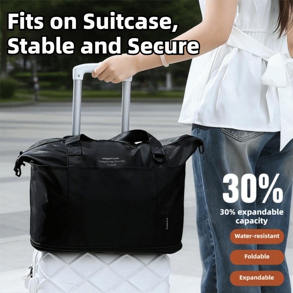 Lightweight Travel Duffel Bag Large Capacity Shoulder Bag Expandable Duffel Bag  Travel Use