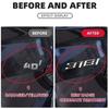 XOFDE1 E60 New 316i 318i 320i 335d 340d 320e 323e 325e ABS Trunk Boot Emblem Letter Badges Car Logo for BMW M 3-series Glossy Black Ac