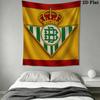 Real Betis Wall Tapestry Aesthetic Wall Hanging Printed Fabric Blanket Decorative Tapestries for Bedroom Living Room Home Decor