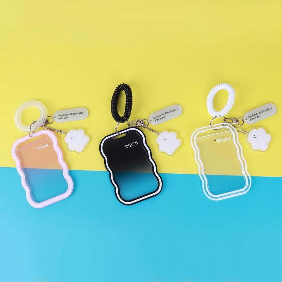 Gurumi Poka Holder Idol Top Loader Photocard Transportation Card Student ID Keychain