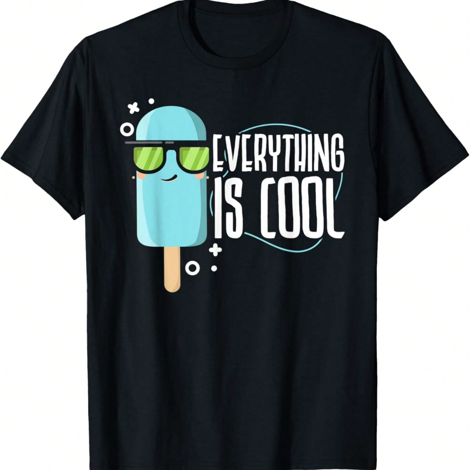 Everything Is Cool Ice Cream Gelato Sundae Frozen Food T-Shirt S разноцветный