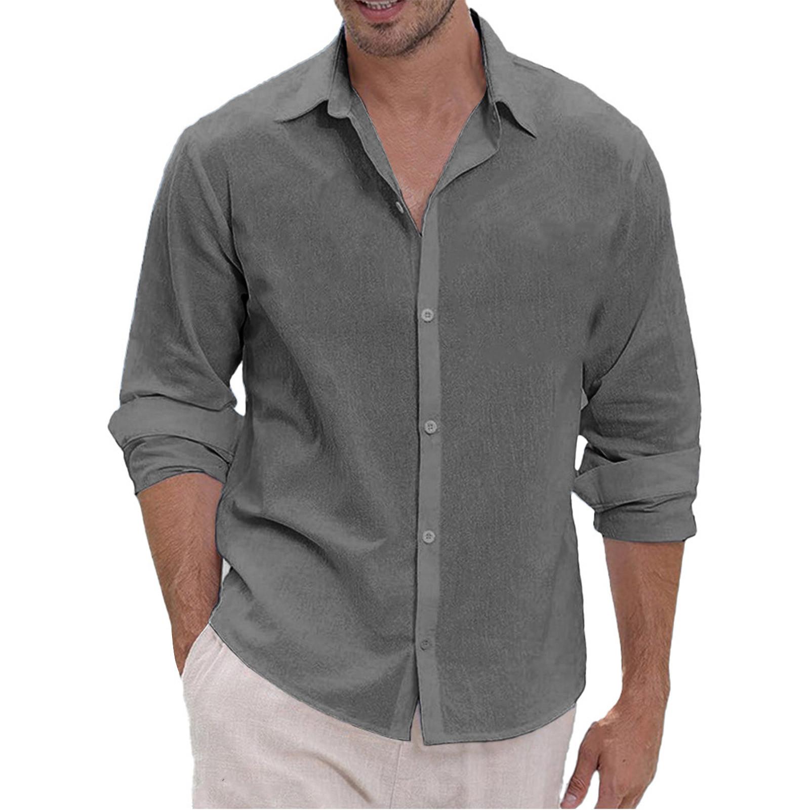 

Men s Hawaii Summer New Loose Long Sleeve Shirt Cardigan Beach Shirt XXXL