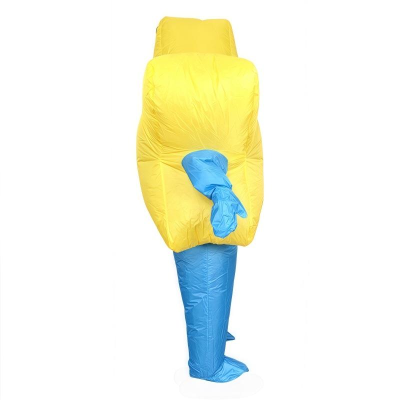 Deep Lake Blue Pentagram Inflatable Costume Funny Costume Halloween Party Props Inflatable Costume