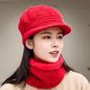 Autumn and Winter Hat Old Woman Warm Grandma Hat Mother Hat Old Lady Fleece Knitted Wool Hat