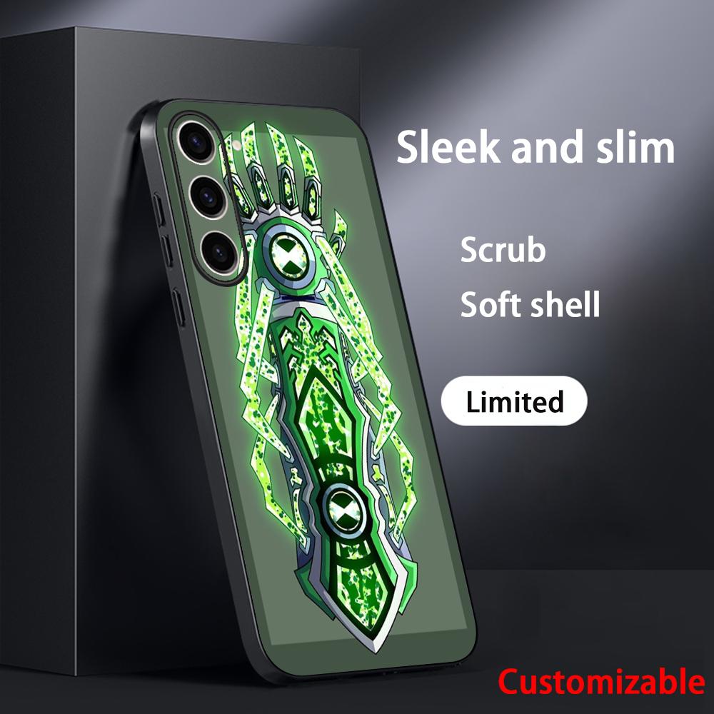 

Классический мультяшный узор Ben 10 Чехол для телефона Для Samsung Galaxy S25 S24 S23 S22 S21 S20 Plus Ultra Note20 Мягкий Черный Galaxy S24 Ultra