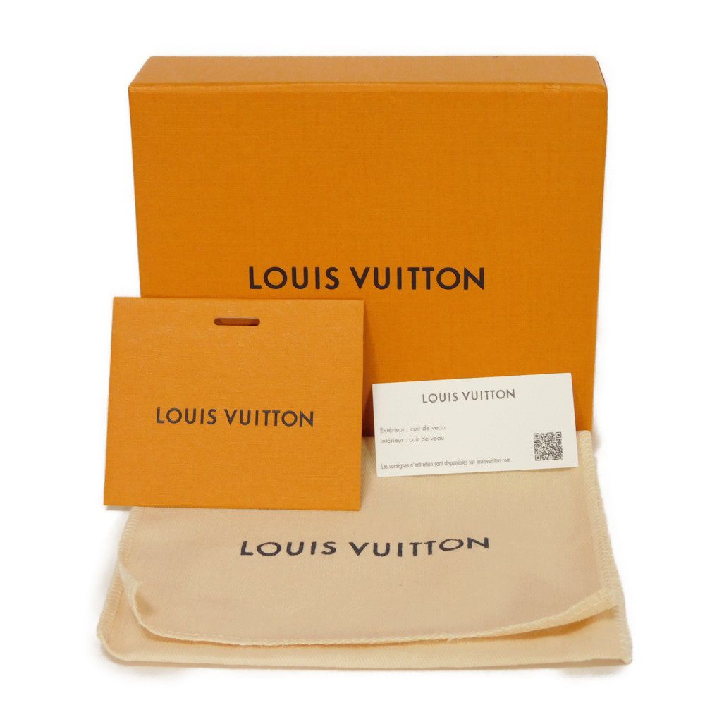 Used 12564 Porto Monnaie Rosalie M81455 7941 Current LV Logo Flower Black RFID IC Monogram Empreinte Noir Unisex from