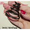 2pcs Conical Coil Spring Conical Sprial Compression Spring Double Conical Spring